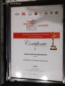 Excellence in Training & Placements Award 2019